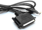 Modem Console Parallel Printer Cable 28AWG Al Foil Wire Gauge RJ45 8P8C Plug supplier